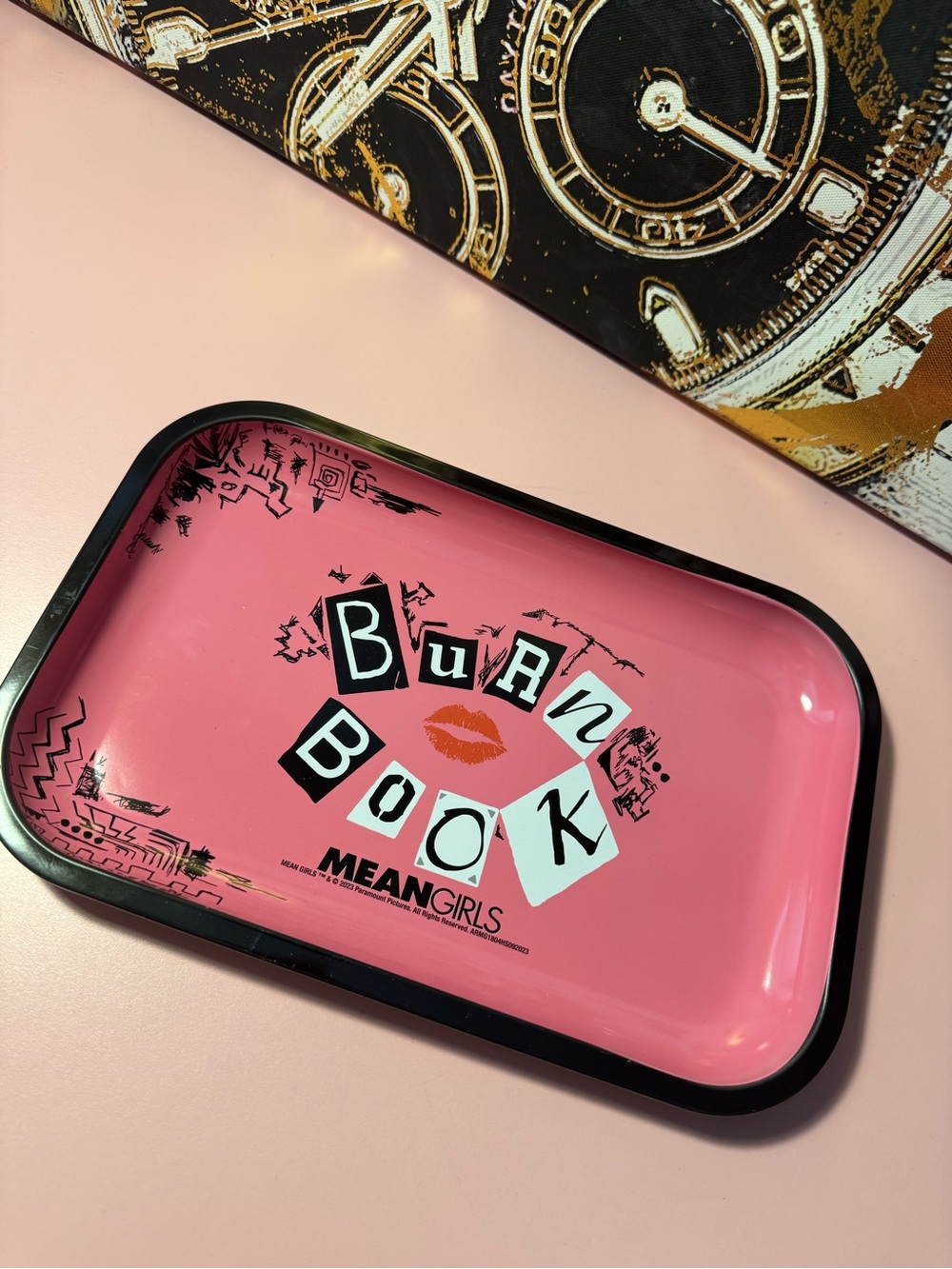 Hot Topic Pink "Burn Book" Tray Mean Girls